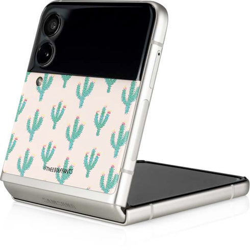 Bouffants and Broken Hearts Cacti 3 Galaxy Z Flip3 5G Skin
